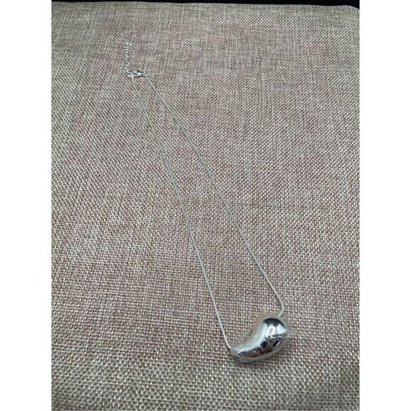 Bi&Yamigeo Teardrop Necklace Silver Box chain length is 23” NEW Gold Layered Gif - Picture 8 of 9